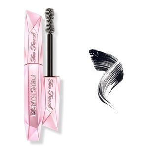 TOO FACED Damn Girl 24 Hour Volumizing Mascara – Black – Full Size .43 oz
